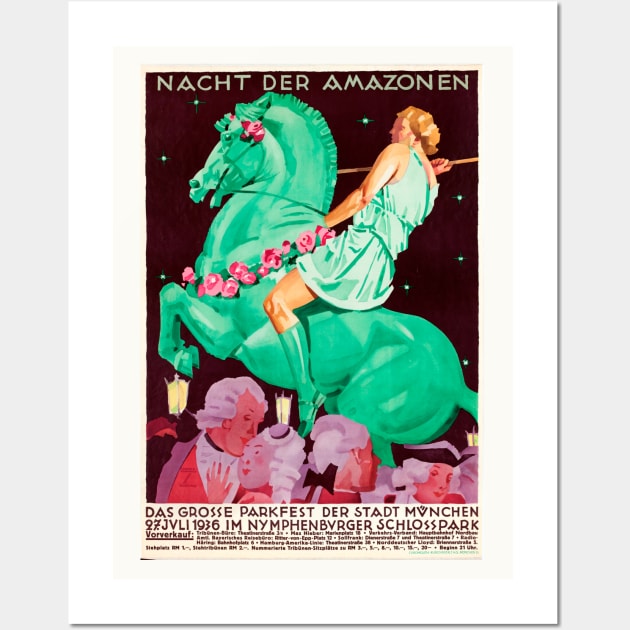 Plakat Nacht Der Amazonen 1936 Wall Art by WAITE-SMITH VINTAGE ART